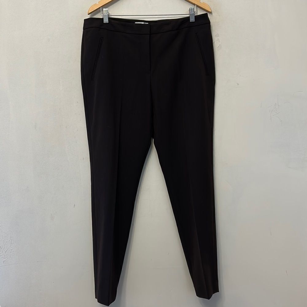 Tahari chocolate brown dress pants Size 14 New